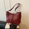 Bolso de mujer con patrón tejido vintage transfronterizo, nuevo popular de principios de otoño 2026, versátil, de gran capacidad, para hombro y cruzado, tipo tote