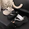 Sandalias de Moda de Verano para Mujer 2025 Nuevo Estilo Zapatos de Playa de Tacón Alto Plataforma de Suela Gruesa Sandalias de Tira Estilo Hada