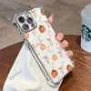 Funda de teléfono de calabaza y fantasma linda más vendida de Amazon para iPhone 17, edición de Halloween, Apple 16 PM, funda transparente galvanizada