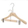 Tienda de Ropa Perchas de Madera Maciza sin Pintura, Soportes de Madera de Alta Gama sin Marcas para Ropa de Hombre y Mujer, Perchas de Tronco para Niños al por Mayor