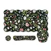 Set de Mouse Pad de Flores Frescas Transfronterizo Amazon Temu Alfombrilla Antideslizante para Escritorio Posavasos Reposamuñecas Combinado