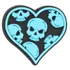 Cuentas para bolígrafo de PVC de Halloween, cuentas de calavera de dibujos animados, cuentas de hilo, cuentas centrales de fantasma lindas