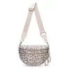Bolsa Tendência de Ombro Único para Mulheres, Nova Moda Versátil em Tecido Oxford de Grande Capacidade Formato Concha, Bolsa Transversal Casual Leve