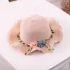 Novos Chapéus de Palha de Verão para Meninas 2026, Chapéus de Princesa com Flores, Chapéus de Sol Infantis, Chapéus de Sol, Chapéus de Praia