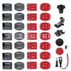 Acessórios GoPro Hero12/11/10/9 Base Plana Curva Conjunto de Cola 3M Base Fixa para Câmera Esportiva