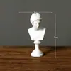 Resina artesanato decoração arte decoração esboço mini estátua de gesso Estátua de gesso tridimensional presente de Natal