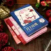 Señor. Serie Luna de Papel y Rosa de Ensueño Tapa Dura Romántico Retro Sanador Estilo Artístico Scrapbooking Diario