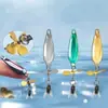 Dispositivo de lanzamiento asistido, anzuelo de pesca con mosca, señuelo blando para trucha, bagre y cabeza de serpiente, mosca para lanzamiento de larga distancia, micro-spinner de pesca con mosca, spinner de hélice, señuelo