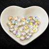 20 8mm fundo afiado gordo quadrado diamante cristal diamante rosa luar unhas decoração em forma de vidro strass acessórios atacado