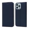 Funda de cuero para teléfono móvil iPhone 16, funda protectora de color sólido con tapa de succión y soporte para tarjetas de voltaje 15+