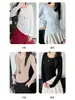 Cubierta Protectora Solar Azul para Mujer Estilo Nuevo Primavera Verano Ropa Exterior Adelgazante Ligeramente Transparente Capa Base Tejido Top con Cintura Irregular
