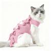 Ropa de Esterilización para Gatos con Correas, Ropa para Destete de Gatas, Ropa Anti-Lameduras para Gatos, Ropa Quirúrgica Postoperatoria para Gatos Machos y Perros