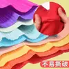 Color hecho a mano diy flor de papel crepé papel de regalo material papel frotado a mano rosa de papel papel rizado crepé jardín de infantes
