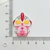 Parche de Monstruo Altman Lindo de Dibujos Animados Q para Broche de Pasador de Pelo DIY, Insignia, Pegatina para Nevera, Accesorios de Pinza PP