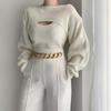 Chic Coreano2026 Otoño e Invierno Estilo Puro y Atractivo Chaleco de Punto Ajustado + Cárdigan Corto Conjunto de Dos Piezas para Mujer