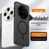 Padrão Ondulado de Ranhura é Adequado para Capa de Celular Oppo Findx9Pro X8S Sucção Magnética de Alta Transparência Capa Protetora Reno13Pro