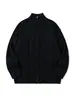 Yidao Roupas Vintage 2026 Outono Novo Cardigan Suéter Vintage de Tricô Trançado para Casais, Estilo Americano Solto e Casual Malharia