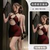 Lencería Sexy Ropa de Dormir Cheongsam Vestido Bodycon Puro Deseo Qqny Tentación Ropa de Dormir Conjunto de Coqueteo Sin Quitarse para Mujeres