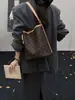 Bolso de mujer de gran capacidad 2026 nuevo bolso de moda para ir al trabajo bolso tote con estampado vintage bolso de hombro cruzado