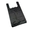 ¡Wow, hecho a medida, venta directa de fábrica, bolsas de plástico negras 25x40, bolsas de compras de supermercado reforzadas, bolsas de basura, personalización al por mayor