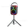 Nova Caixa de Som Partybox de Alta Potência 50W Bluetooth Sem Fio Bolsa para Performance ao Ar Livre Áudio de Festa à Prova d'Água