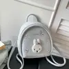 Dibujo Lindo Conejo Hermoso Bordado 2026 Verano Nueva Moda Alta Apariencia Simple Versátil Mochila Bolso de Hombro Cruzado
