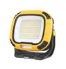 Lâmpada de Camping Branca e Amarela de Alto Brilho com Bateria Embutida Recarregável Lâmpada LED para Barraca Outdoor Refletor de Trabalho Forte Lanterna