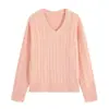 Atacado Fábrica de Roupas Femininas Transfronteiriça 2026 AliExpress Venda Quente Moda High-End Estilo para o Trabalho Nicho Malha com Decote V