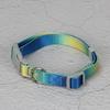 Correa para Mascotas Color Degradado Cuerda para Pasear Perros al Aire Libre Juego de Correa y Collar Arnés de Pecho para Perros Pequeños y Medianos Correa para Perros