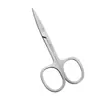 Tijeras para Pelos de la Nariz de Acero Inoxidable, Tijeras de Belleza para Recortar Pestañas y Cejas, Herramientas de Belleza con Puntas Redondas, Curvas y Puntiagudas Bc2.0A