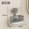 Jabonerita de Mariposa con Ventosa, Estante de Almacenamiento de Baño para Esponja, Soporte para Jabón para el Hogar, Montaje en Pared, Sin Taladro, Drenaje de Agua