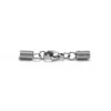 Hebilla de Acero Inoxidable Dorada Hebilla de Cuerda de Cuero Cabeza de Hebilla Pinza de Langosta Hebilla de Conexión para Pulsera Collar Clip Universal de Cuerda de Cuero para DIY