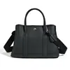 Nova Bolsa Feminina de Couro Genuíno com Padrão Lichia, Bolsa Tote de Mão, Bolsa Grande para Jardim, Bolsa de Ombro com Lenço, Bolsa Transversal para o Dia a Dia, Atacado