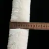 Tiras de Piel de Conejo Sintética de 8 cm de Espesor, Capa sin Desprendimiento, Disfraz de Año Nuevo, Cuello Xiuhe, Adornos de Piel de Zorro Sintética