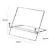 Soporte Metálico para Tableta Escritorio Soporte Perezoso Forjado Hierro Soporte de Aprendizaje Portátil Soporte de Lectura Estilo Ins