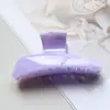 Dulces y Frescos Lindos Accesorios para el Cabello para Mujeres, Pinzas para el Cabello Trapezoidales para Peinados Recogidos en la Parte Trasera de la Cabeza, Elegantes Pinzas Laterales, Pasadores Sencillos de Colores Gelatina