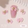 Cyber Red Nail Beauty Girl Warrior Bow Resina Unha Jóias All-match Lilly Butterfly Unhas Combinando Atacado