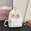 Mochila infantil estilo coreano, diseño de peluche de dibujos animados, adecuada para salidas y viajes, una mochila linda y ligera para estudiantes