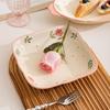 Adorable Vajilla Cerámica Bajo Esmalte, Platos de Alta Calidad para Uso Doméstico, Platos de Pescado, Platos para Empanadillas, Platos Hondos, Juego de Taza y Plato
