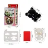 Molde para Bolas de Arroz con Forma de Panda Gigante de Venta Caliente Transfronteriza Herramienta de Prensado de Arroz de Grado Alimenticio para Bento Sushi Arroz con Algas