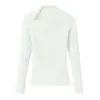 Estilo Europeo y Americano Transfronterizo Z Nueva Moda Elegante Ropa para Mujer al por Mayor Camiseta de Manga Larga de Canalé Tricolor 4174757