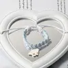 Pulsera Magnética Original de Perro de Canela Trenzada para Pareja para Mujer, Linda Pulsera de Dibujos Animados para Mejor Amiga, Pequeño Regalo para Mejor Amiga