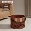 Tina Avanzada para Lavar Pies de Casa Cubo para Pies Barril de Madera Madera de Cedro Madera Maciza Cubo para Pies con Masaje Conservación del Calor Calefacción Tienda de Terapia para Pies Cubo de Baño