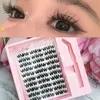 Kit de Cílios Postiços Transfronteiriços Grande Capacidade Volume Grande Flor Cílios Postiços Agrupamento Único Segmentado Macio Iniciante Simulação Natural