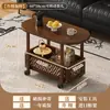 Mesa lateral de sofá, mesa de centro móvil, carrito pequeño, nuevo modelo 2026 para sala de estar, mesita de noche de dormitorio, mesa vintage, estante de almacenamiento