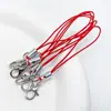 Correa para teléfono móvil 14 mm, accesorio de broche de langosta de aleación para muñecas, joyería y colgantes, accesorios coloridos
