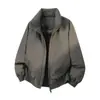 2026 Invierno Nuevo Chaqueta de Algodón para Hombre con Cuello Alto Maillard Talla Grande Ropa Exterior Chaqueta Cálida Holgada para Hombre Ropa de Algodón Hombre
