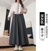 Culottes color arroz integral estilo Yamamoto para mujer, nueva colección primavera 2026, de cintura alta, adelgazantes, de corte holgado y relajado, pantalones de pierna ancha suaves y cómodos