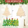 Decorações de Natal Peças Pequenas de Madeira Pintura Criativa Não Acabada DIY Pintável Artesanato de Madeira para o Natal