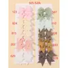 Conjunto Europeu e Americano Mais Vendido de Presilhas de Cabelo com Laço para Crianças Mini Presilha de Cabelo de Bebê Cor Pura Menina Simples Presilha Lateral 325
